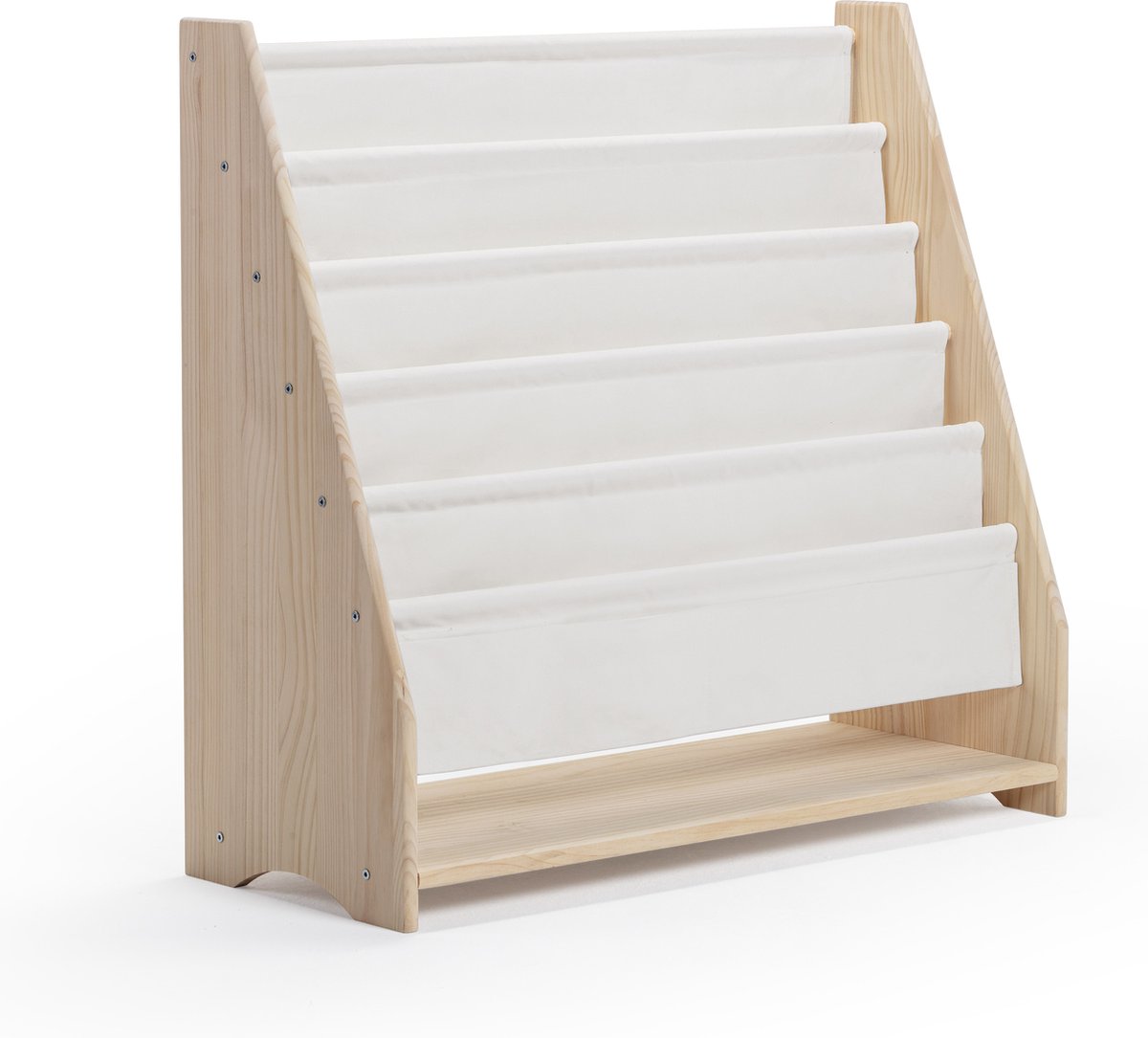 Children's solid wood bookshelf - Montessori