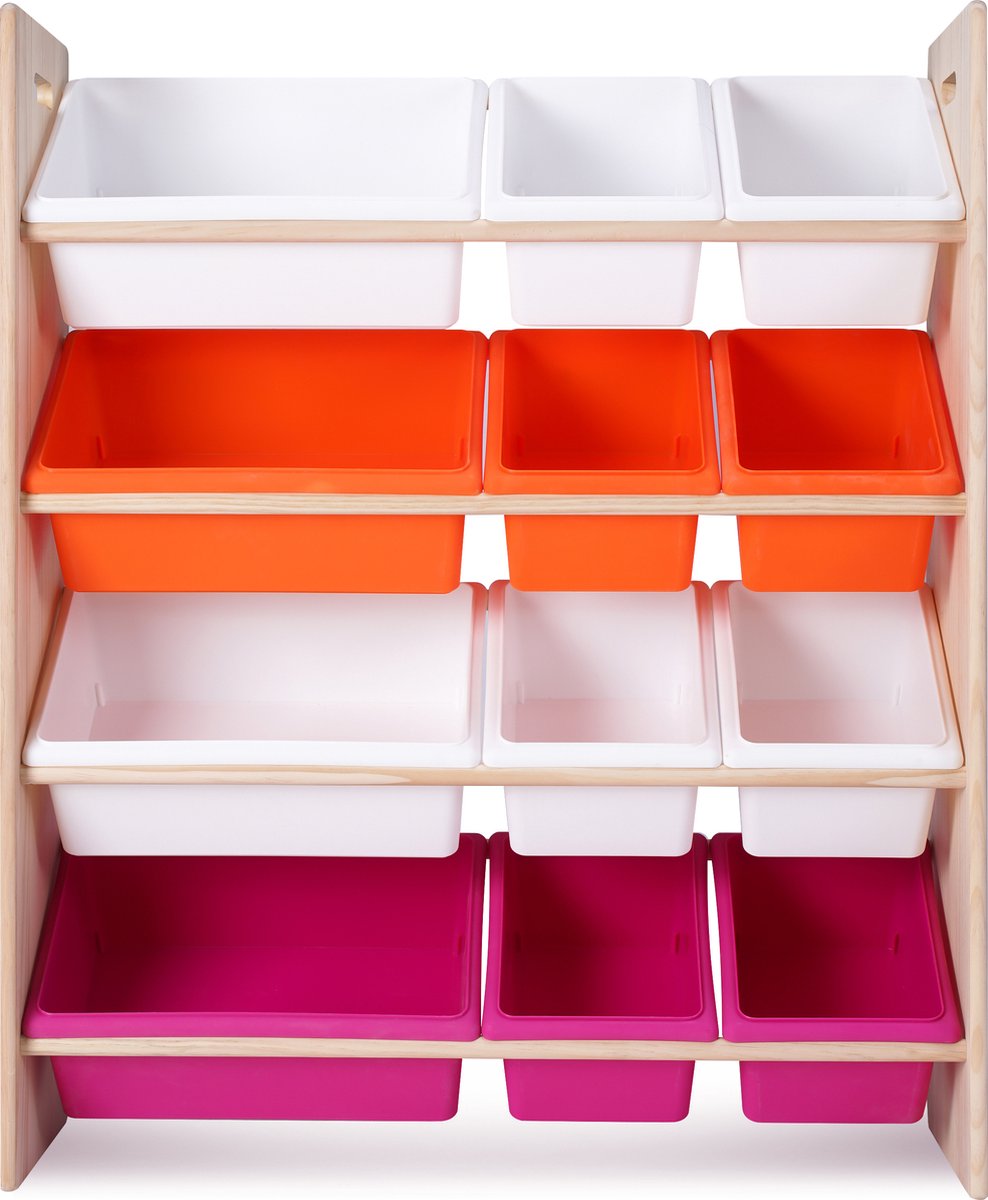 Montessori children's solid wood toy organizer - WonderMind